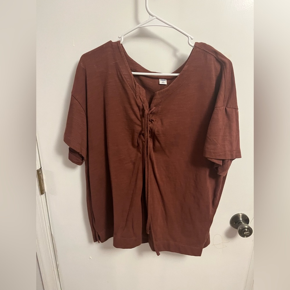 Tie Front Shirt from Old Navy